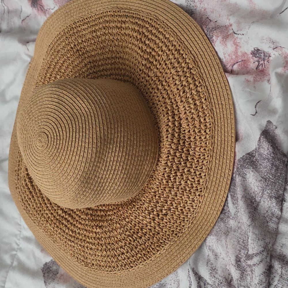 Pre Owned J. Crew Classic Straw Hat - Natural One Size
